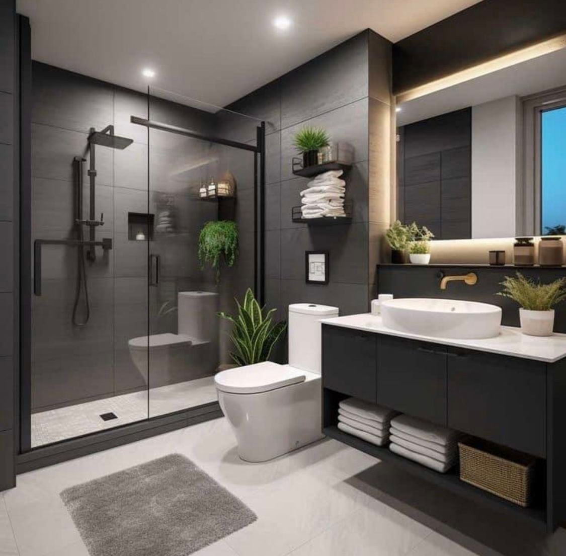 Salle de bain propre